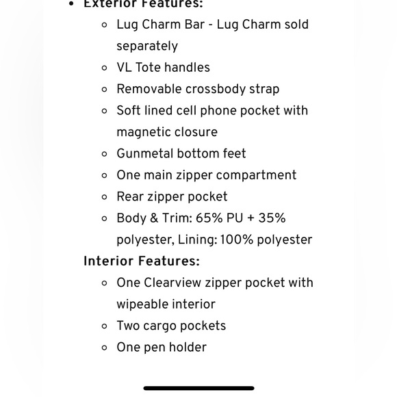 Lug ALTO LVL, PINK TOURMALINE, NWT - Picture 10 of 10